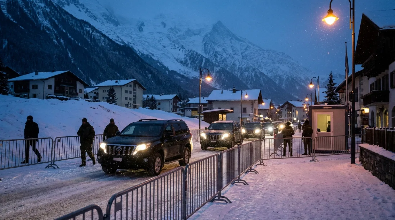 Security & Logistics During WEF Week
